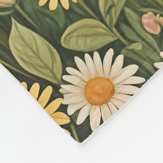 Sunny Serenade gepersonaliseerd Fleece Deken (Hoek)