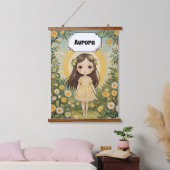 Sunny Serenade gepersonaliseerd Hangend Wandkleed (Slaapkamer)