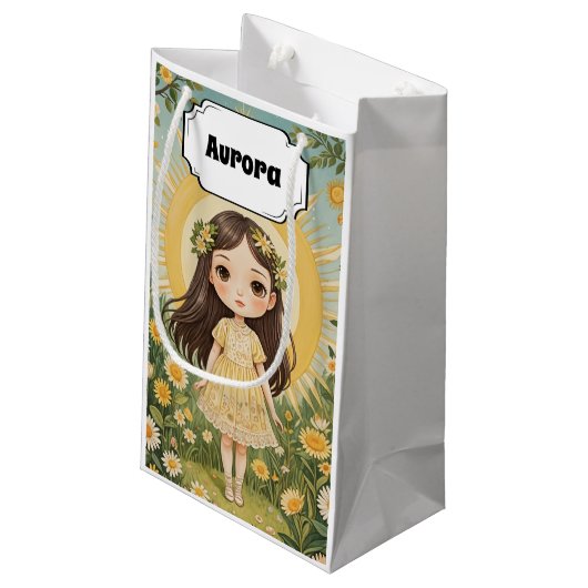 Sunny Serenade gepersonaliseerd Klein Cadeauzakje (Achterkant Gekanteld)