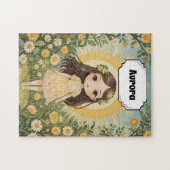 Sunny Serenade gepersonaliseerd Legpuzzel (Horizontaal)