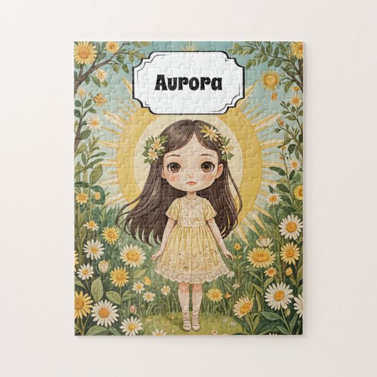 Sunny Serenade gepersonaliseerd Legpuzzel (Verticaal)