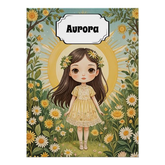 Sunny Serenade gepersonaliseerd Perfect Poster (Voorkant)