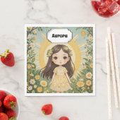 Sunny Serenade gepersonaliseerd Servet (Insitu)