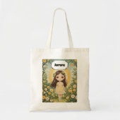 Sunny Serenade gepersonaliseerd Tote Bag (Voorkant)