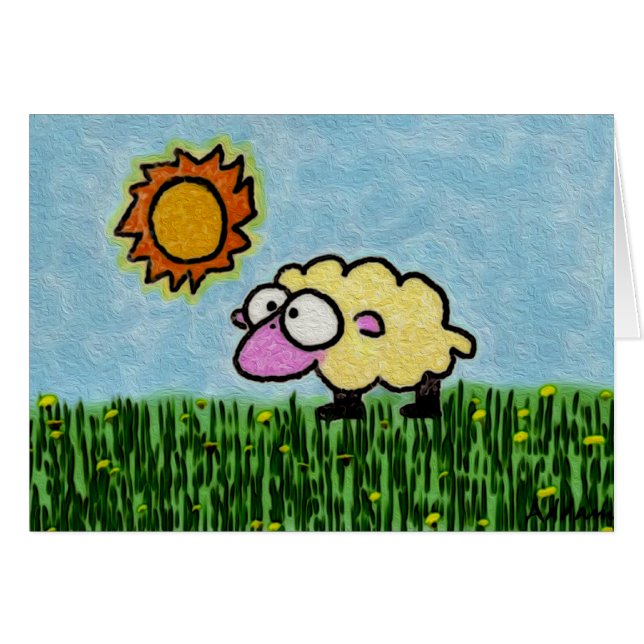 Sunny Sheep (Voorkant Horizontaal)