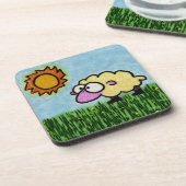 Sunny Sheep Onderzetter (Linkerzijde)