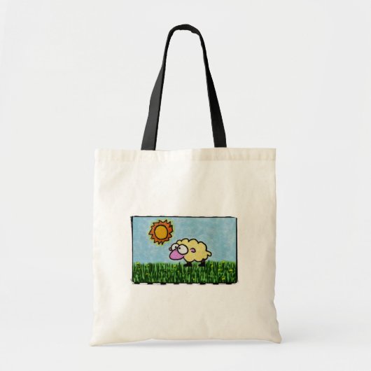Sunny Sheep Tote Bag (Voorkant)