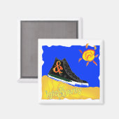 "Sunny Shoe" van Katie winnaar 08.03.09 Magneet (Voorkant / Achterkant)