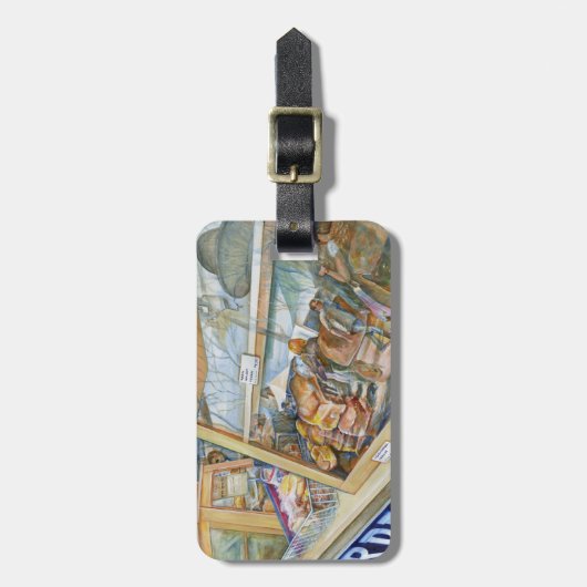 Sunny side of Insanity Bagagelabel (Voorkant verticaal)