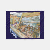 Sunny Side of Insanity Fleece Deken (Voorkant (Horizontaal))