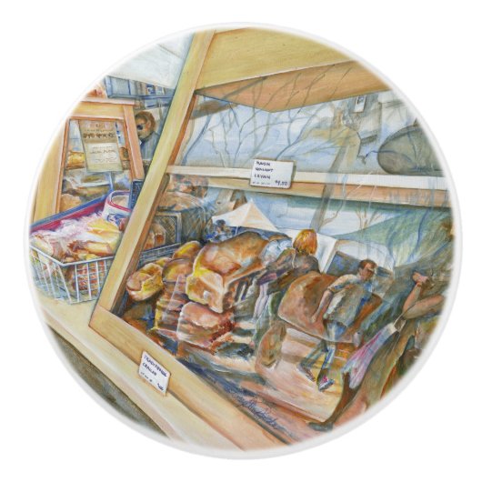 Sunny Side of Insanity Keramische Knop (Voorkant)