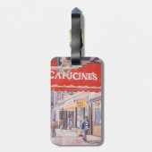 Sunny Side of Second Avenue Bagagelabel (Achterkant verticaal)