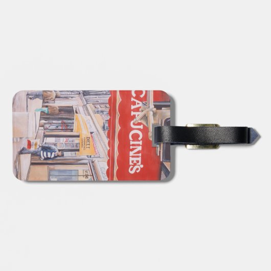 Sunny Side of Second Avenue Bagagelabel (Achterkant horizontaal)