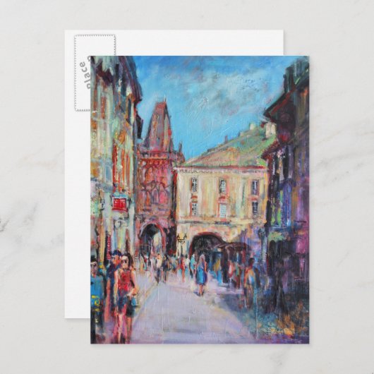 Sunny Side Prague Briefkaart (Voorkant / Achterkant)