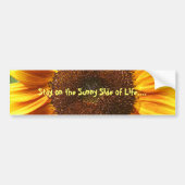 Sunny Side Sunflower Bumpersticker (Voorkant)
