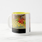 "Sunny Side Up" 15oz Cup Tweekleurige Koffiemok (Voorkant links)