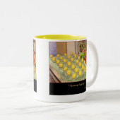 "Sunny Side Up" 15oz Cup Tweekleurige Koffiemok (Voorkant rechts)