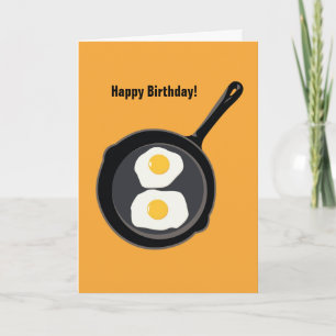 Sunny Side Up Birthday-kaart Kaart