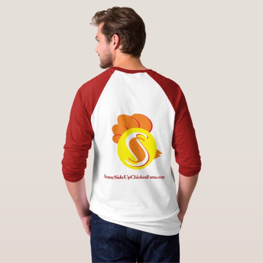Sunny Side Up Chicken Boerderij T-shirt (Achterkant volledig)