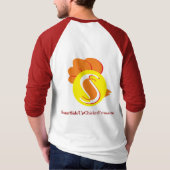 Sunny Side Up Chicken Boerderij T-shirt (Achterkant)