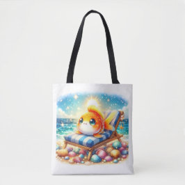 Sunny Side Up: een visachtige vakantie Tote Bag