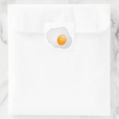 SUNNY-SIDE-UP EGG VIERKANTE STICKER (Tas)