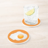 SUNNY-SIDE-UP EGG ZANDSTEEN ONDERZETTER (Zijkant)