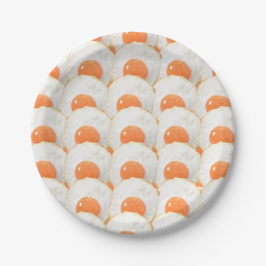 Sunny Side Up Eggs Papieren Bordje (Voorkant)