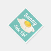 Sunny Side Up Fried Egg Breakfast Servet (Hoek)