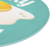 Sunny Side Up Fried Egg Breakfast Snijplank (Hoek)