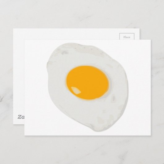 Sunny Side Up Fried Egg Briefkaart (Voorkant / Achterkant)