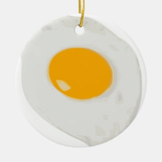 Sunny Side Up Fried Egg Keramisch Ornament