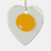Sunny Side Up Fried Egg Keramisch Ornament (Rechts)