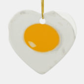 Sunny Side Up Fried Egg Keramisch Ornament (Voorkant)
