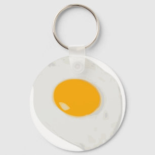 Sunny Side Up Fried Egg Sleutelhanger