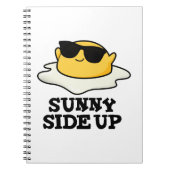 Sunny Side Up Funny Fried Egg Pun Notitieboek (Voorkant)