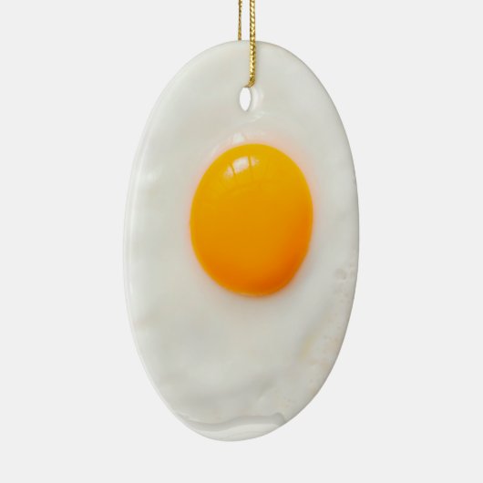 Sunny Side Up Keramisch Ornament (Rechts)