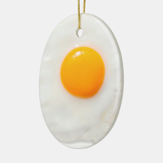 Sunny Side Up Keramisch Ornament (Links)