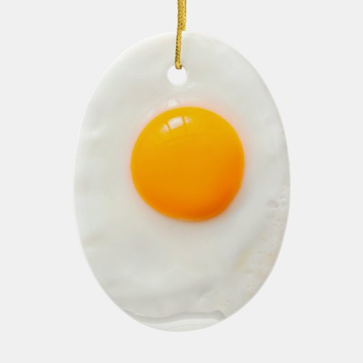 Sunny Side Up Keramisch Ornament (Voorkant)