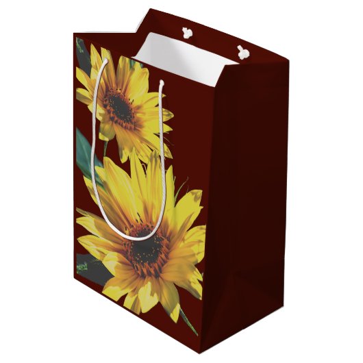 Sunny Side Up Medium Cadeauzakje (Achterkant Gekanteld)