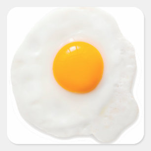 Sunny Side Up Vierkante Sticker