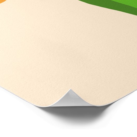 Sunny Sinaasappels Poster (Hoek)