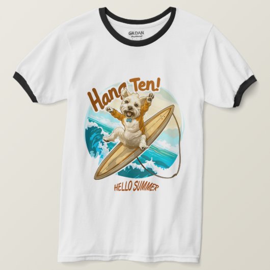 Sunny Skater Pup T-shirt (Design voorkant)