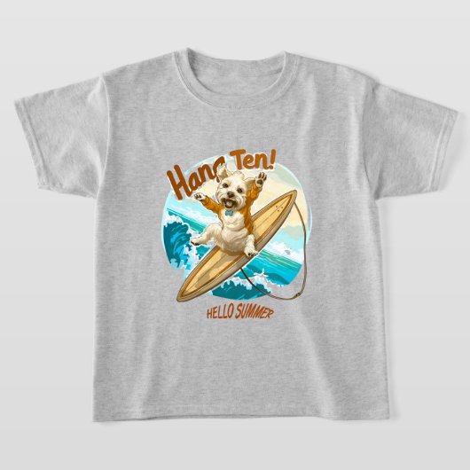 Sunny Skater Pup T-shirt (Laagn)