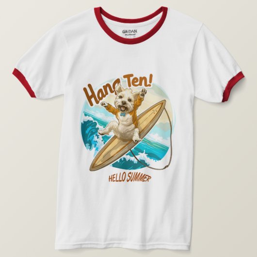 Sunny Skater Pup T-shirt (Design voorkant)