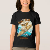 Sunny Skater Pup Tri-Blend Shirt (Voorkant)