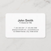 Sunny Skies | groen landschapsblad Visitekaartje (Achterkant)