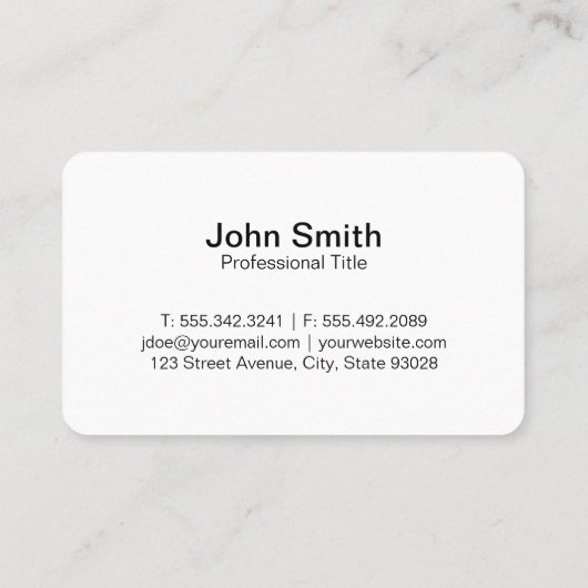 Sunny Skies | groen landschapsblad Visitekaartje (Achterkant)