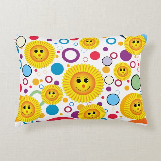 Sunny Smile Accent Kussen (Voorkant)