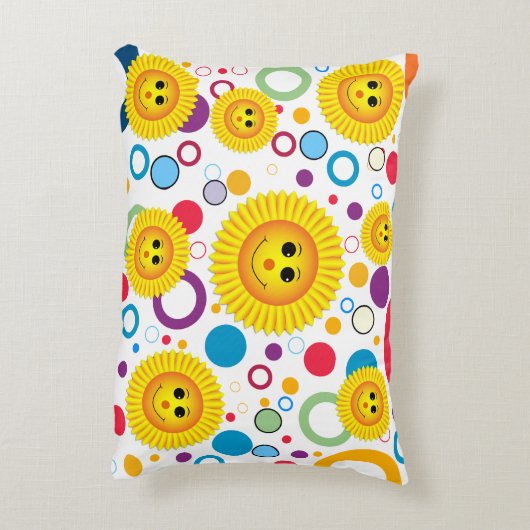 Sunny Smile Accent Kussen (Achterkant (Verticaal))